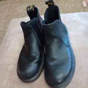 Dr. Martens Kids Black Leather‎ Boots